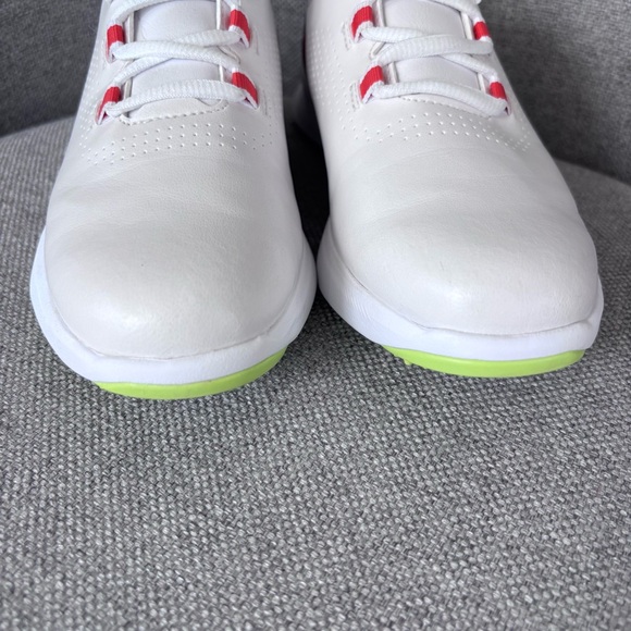 FootJoy Fuel Junior Unisex White Spikeless Athletic Golf Shoes Kids Size 1 - Picture 5 of 11